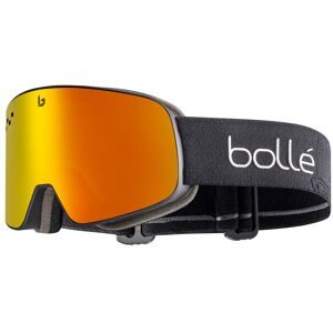Seaport-OLDM Bollé NEVADA Unisex-Skibrille Vollrand Monoscheibe Kunststoff-Gestell, Schwarz
