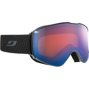 Julbo J7611 Herren-Skibrille Vollrand Monoscheibe Kunststoff-Gestell, Schwarz