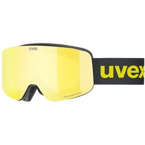 Uvex Sports Uvex 0850 Kinder-Skibrille Randlos Monoscheibe Kunststoff-Gestell, Schwarz
