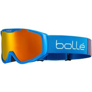 Seaport-OLDM Bollé ROCKET PLUS Unisex-Skibrille Vollrand Monoscheibe Kunststoff-Gestell, Blau