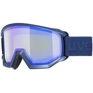 Uvex Sports Uvex Athletic FM Unisex-Skibrille Vollrand Monoscheibe Kunststoff-Gestell, Blau