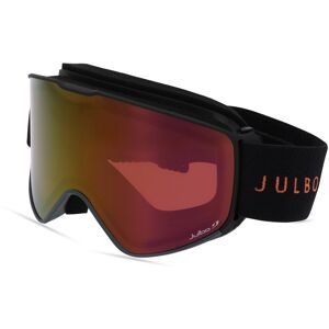 Julbo ALPHA J761  Unisex-Skibrille Vollrand Monoscheibe Kunststoff-Gestell, Schwarz