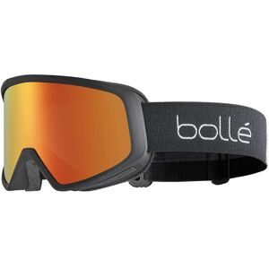 Seaport-OLDM Bollé BEDROCK PLUS Unisex-Skibrille Vollrand Monoscheibe Kunststoff-Gestell, Schwarz