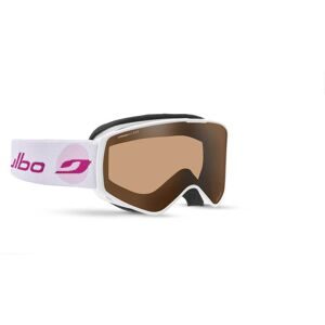 Julbo J7789 Kinder-Skibrille Vollrand Monoscheibe Kunststoff-Gestell, Weiß
