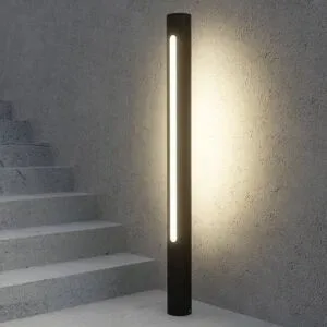LED Wegeleuchte Tomas Lucande, alu / grau / zink, Aluminium, Modern, LED Außenleuchte