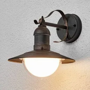 LED Aussenwandleuchte CLEA Lindby, kupfer, Edelstahl, Modern, LED Wandleuchte außen