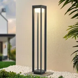 LED Wegeleuchte Gamion PRIOS, alu / grau / zink, Aluminium, Modern, LED Außenleuchte