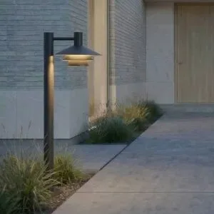 Lucande LED-Wegeleuchte Montaro, 100 cm, anthrazit Montaro, schwarz, Aluminium, Modern