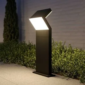 LED Sockelleuchte Havin Arcchio, schwarz, Aluminium, Modern, LED Außenleuchte