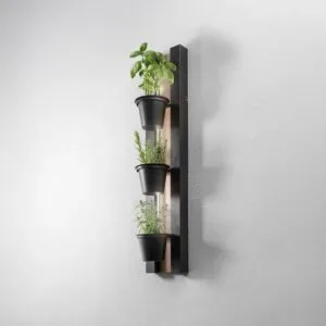 Wandlampe Shelf Luminex, schwarz, für Wohn- / Esszimmer, Metall, Modern, LED Wandleuchte, Wandlampe Innen