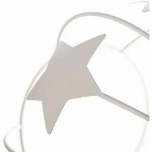 Wandleuchte Stars, sandfarben, Metall, Ø 21 cm, Stecker Stars HELAM, dimmbar, creme / amber, für Wohn- / Esszimmer, Metall, Wandleuchte, Wandlampe Innen