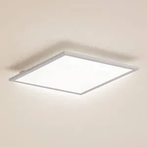 LED Panel Enhife Lindby, weiß / opal, für Arbeitszimmer / Büro, Modern, LED Deckenleuchte