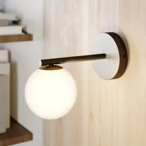 Wandlampe Gama SIGMA, dimmbar, schwarz, für Wohn- / Esszimmer, Metall, Modern, Wandleuchte, Wandlampe Innen