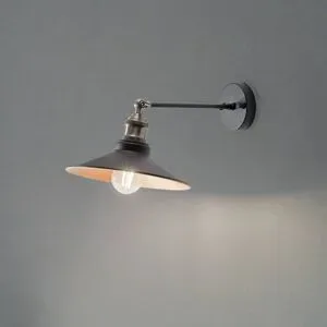 Wandlampe Saglam Opviq, dimmbar, schwarz, für Wohn- / Esszimmer, Metall, Landhaus / Rustikal, Wandleuchte, Wandlampe Innen