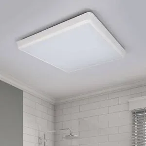 LED Deckenlampe Augustin Arcchio, weiß / opal, für Badezimmer, Kunststoff, Modern, LED Deckenleuchte