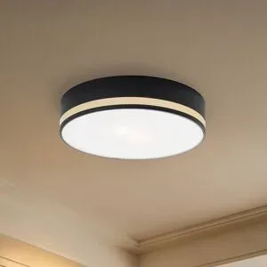 Deckenlampe Amore Argon, dimmbar, schwarz, für Küche, Metall, Deckenlampe