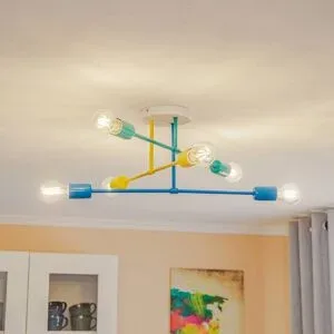 Deckenlampe Cambridge HELAM, dimmbar, für Kinderzimmer, Metall, Junges Wohnen, Deckenlampe