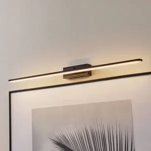 Wandlampe Miroir MCJ, schwarz, für Badezimmer, Aluminium, Modern, Wandleuchte, Wandlampe Bad