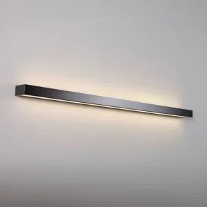 Wandlampe Mera MCJ, schwarz, für Flurbereich, Metall, Modern, LED Wandleuchte, Wandlampe Innen