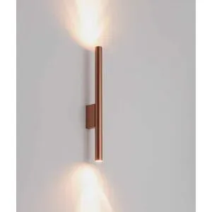 Euluna Wandlampe Laser Nowodvorski Lighting, dimmbar, kupfer, für Wohn- / Esszimmer, Metall, Modern, Wandleuchte, Wandlampe Innen