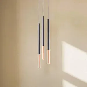 Hängelampe Thalassa Euluna, dimmbar, schwarz, für Wohn- / Esszimmer, Metall, Modern, Pendelleuchte