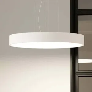 Hängelampe Noabelle Arcchio, dimmbar, weiß / opal, für Küche, Metall, Modern
