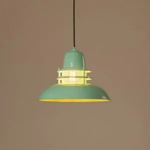 Hängelampe Lorenz ROYALTECH, dimmbar, grün, für Wohn- / Esszimmer, Metall, Vintage, Pendelleuchte