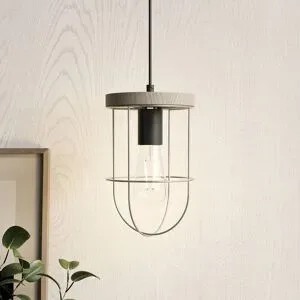 Holz Hängelampe Neptuna Envostar, dimmbar, Holz hell, für Wohn- / Esszimmer, Holz, Pendelleuchte