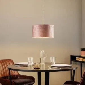 Hängelampe Jari EMIBIG LIGHTING, dimmbar, violett / pink / rose, für Wohn- / Esszimmer, Textil / Stoff / Seide, Pendelleuchte