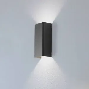 Euluna Wandlampe Bergen Nowodvorski Lighting, dimmbar, alu / grau / zink, für Wohn- / Esszimmer, Metall, Modern, Wandleuchte, Wandlampe Innen