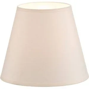 Lampenschirm Sofia Höhe 15,5 cm, ecru/weiß Duolla, creme / amber, Textil / Stoff / Seide
