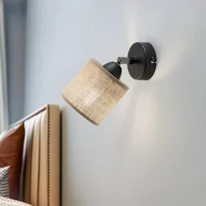 Wandlampe Adeline Luminex, dimmbar, schwarz, für Wohn- / Esszimmer, Metall, Wandleuchte, Wandlampe Innen