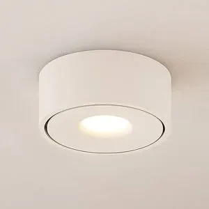 LED Deckenlampe Rotari Arcchio, dimmbar, weiß / opal, für Flurbereich, Aluminium, Modern, LED Deckenleuchte