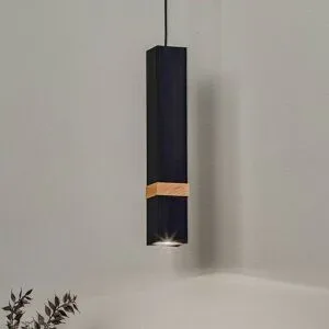 Hängelampe Vidar Eko-Light, dimmbar, schwarz, für Wohn- / Esszimmer, Metall, Modern, Pendelleuchte