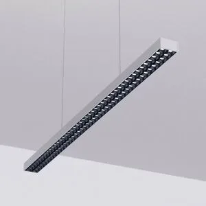 Hängelampe Jolinda Arcchio, alu / grau / zink, für Arbeitszimmer / Büro, Aluminium, Modern