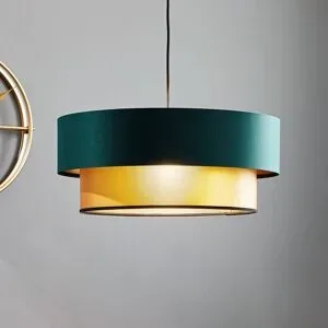 Hängelampe Dorina Maco Design, dimmbar, grün, für Wohn- / Esszimmer, Kunststoff, Modern, Pendelleuchte