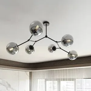 Deckenlampe Space EMIBIG LIGHTING, dimmbar, schwarz, für Wohn- / Esszimmer, Metall, Modern, Deckenlampe