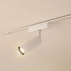 Lindby LED-Spot 48 V Lumaro, weiß, Ø 4 cm, Alu, dimmbar Lumaro 48V Lindby,, weiß / opal, für Wohn- / Esszimmer, Aluminium, Modern