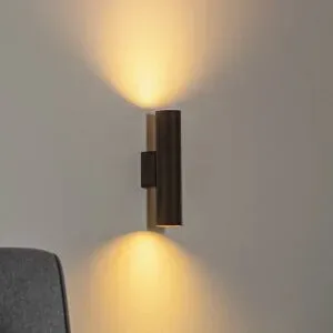 Wandlampe Cerro Argon, dimmbar, schwarz, für Wohn- / Esszimmer, Metall, Modern, Wandleuchte, Wandlampe Innen