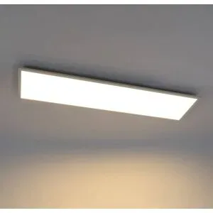 LED Deckenlampe Luay Lindby, dimmbar, weiß / opal, für Küche, Kunststoff, Modern, LED Deckenleuchte