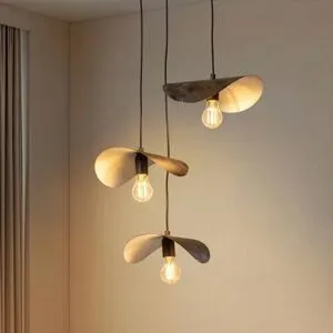 Hängelampe Eger Opviq, dimmbar, schwarz, für Wohn- / Esszimmer, Metall, Pendelleuchte