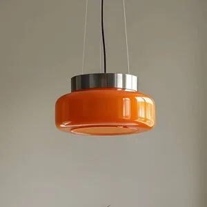 Designer Hängelampe BonBon ALDEX, dimmbar, gelb / orange, für Wohn- / Esszimmer, Design, Pendelleuchte