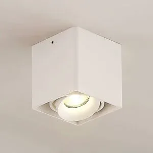 Deckenlampe Kubika Arcchio, dimmbar, weiß / opal, für Flurbereich, Aluminium, Modern, Deckenlampe