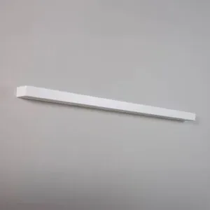 Wandlampe Mera MCJ, weiß / opal, für Flurbereich, Metall, Modern, LED Wandleuchte, Wandlampe Innen