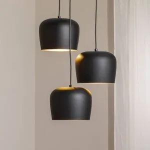 Hängelampe Berceste N-1413 Opviq, dimmbar, schwarz, für Wohn- / Esszimmer, Metall, Pendelleuchte
