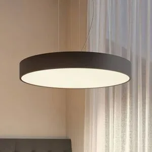 Hängelampe Noabelle Arcchio, dimmbar, schwarz, für Küche, Metall, Modern