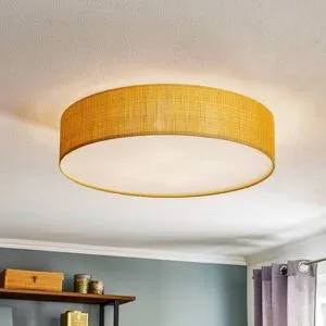 Euluna Deckenlampe Turda Nowodvorski Lighting, dimmbar, messing / gold, für Wohn- / Esszimmer, Textil / Stoff / Seide, Modern, Deckenlampe