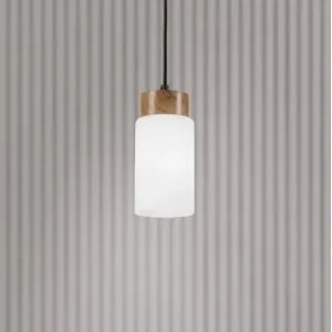 Glas Hängelampe Markus Lamkur, dimmbar, weiß / opal, für Wohn- / Esszimmer, Glas, Skandinavisch, Pendelleuchte