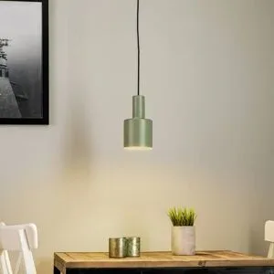 Hängelampe Selma Euluna, dimmbar, grün, für Wohn- / Esszimmer, Metall, Modern, Pendelleuchte