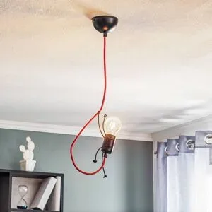 Hängelampe Bobi 1 EMIBIG LIGHTING, dimmbar, schwarz, für Wohn- / Esszimmer, Metall, Modern, Pendelleuchte
